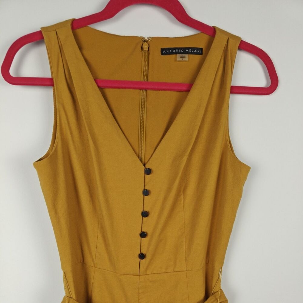 Antonio Melani Women's Sleeveless Jumper Cotton Blend Size 2
